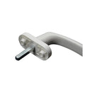 Fam Fenster Fam Fenstergriff Standard RAL9016 Weiß 40mm Stiftlänge - 10 Stück Set