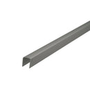 Hautau Fenster Hautau LM-Abdeckprofil FL 190 2000mm Silber EV1 168869