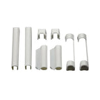 Maco Fenster Maco Abdeckkappen 8teiliges Weiss Set