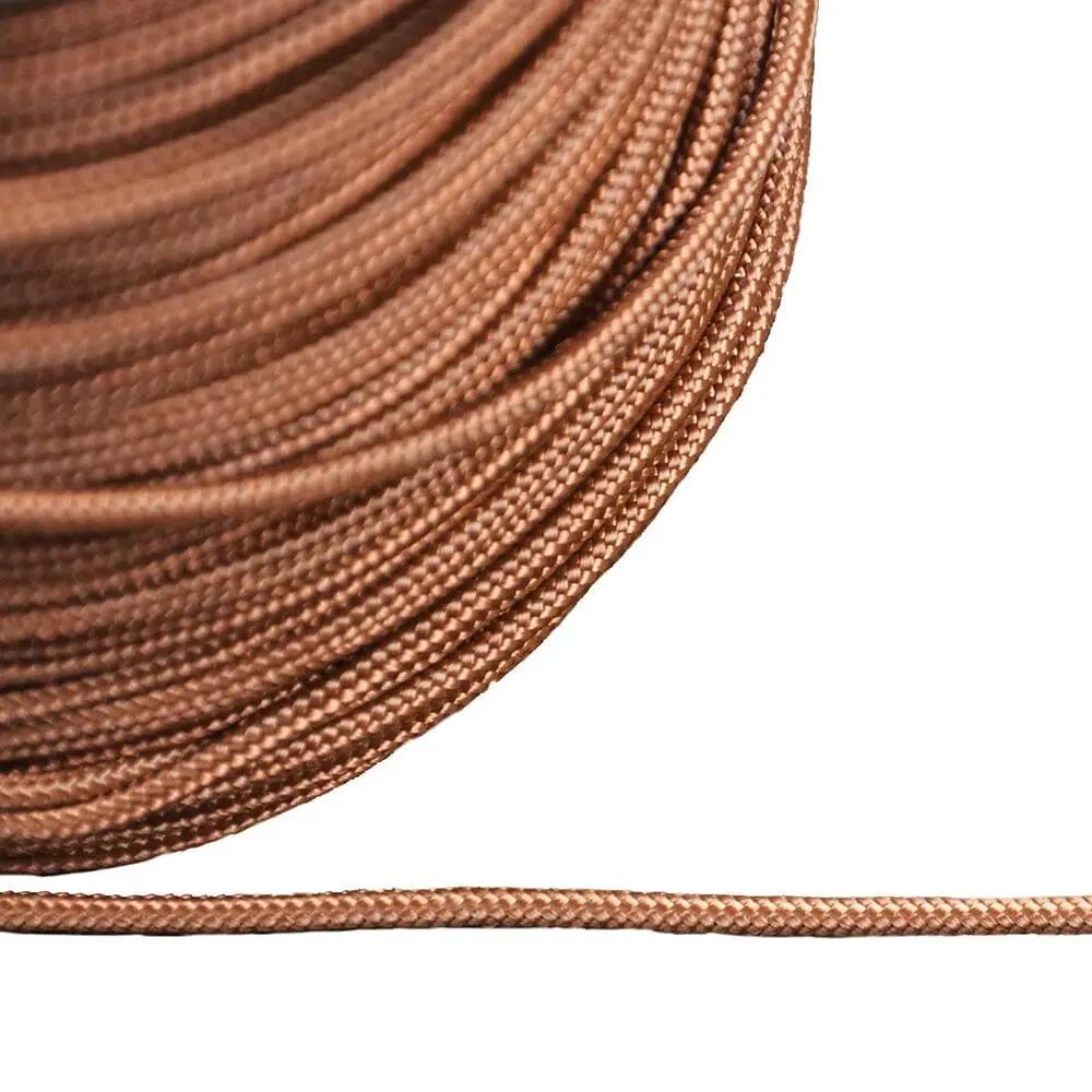 Markenlos Rollladen Nylonschnur für Rolladen und Jalousie Ø4,5mm Braun 10m
