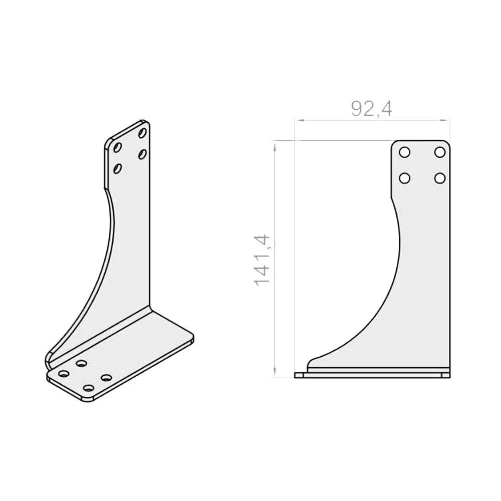 Portos Rolladen Portos Statikkonsole NPT-060 für Rollladenkasten 180