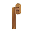 Rehau Fenster Rehau Fenstergriff Linea mit Secustik Bronze