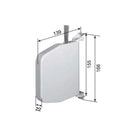 Selve Rolladen Selve Mini Gurtwickler bis 14mm mit 5m Gurt Anthrazit 084863