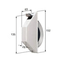 Selve Rolladen Selve Mini Halbeinlass Gurtwickler für 15mm Gurt 081401