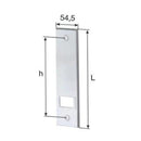 Selve Rollladen Selve Deckplatte für Gurtwickler aus Kunststoff 160/199mm 110110