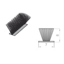 Tecseal Rolladen Tecseal Bürstendichtung für Rolladen Führungsschiene 7x6mm